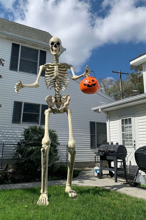 Includes 1 Plastic Large Posable Skeleton Includes posable head. . 20 foot skeleton price